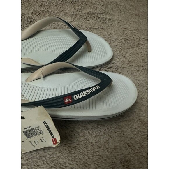 Quiksilver Haleiwa Men's Flip Flops WHN Sandal Size 8 - Picture 10 of 16